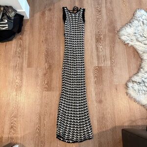 Target Future Collective black and white crochet style maxi dress XS